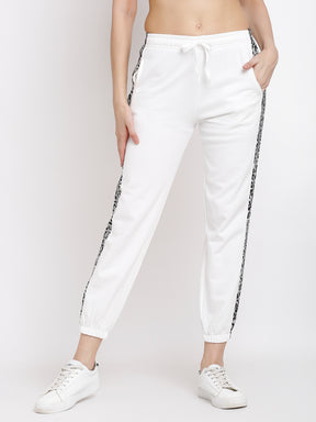 white joggers women