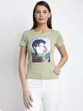 Women Round Neck Printed T-Shirt - Global Republic #