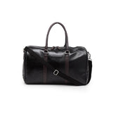Travelling Duffle Bag (Black, Brown and Tan) - PU-Leather (19X11X9)