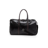 Travelling Duffle Bag (Black, Brown and Tan) - PU-Leather (19X11X9)