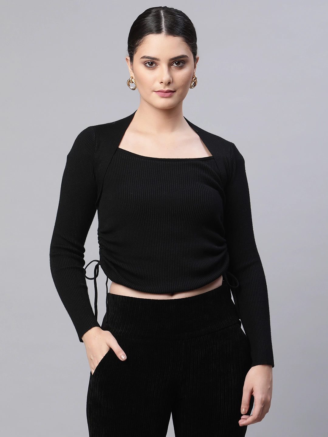 black pullover women's