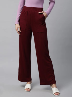 wine elegant multipurpose wide leg lower