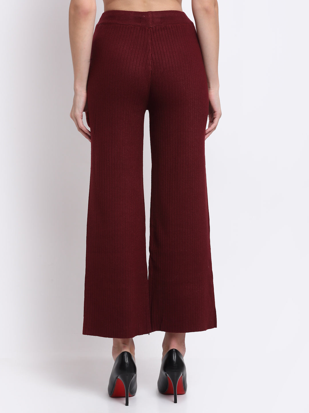 Brown KNIT Solid Lower