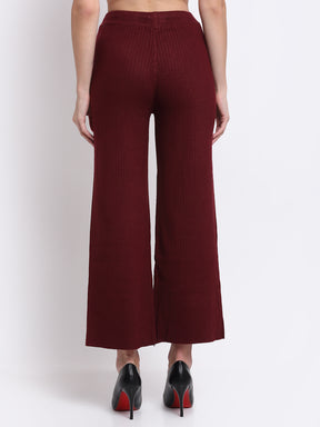 Brown KNIT Solid Lower