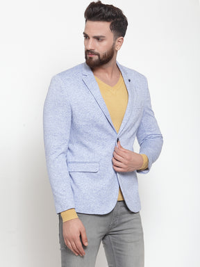 Mens Turquoise Solid Coat