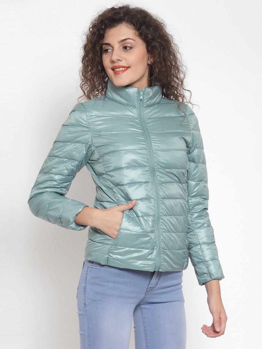 Women Teal Jackets