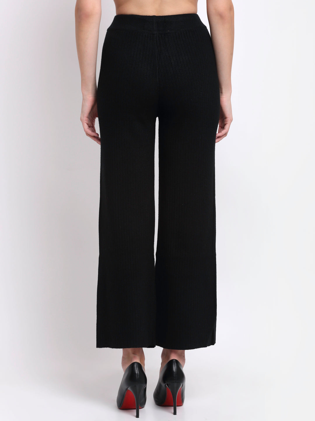 Black KNIT Solid Lower