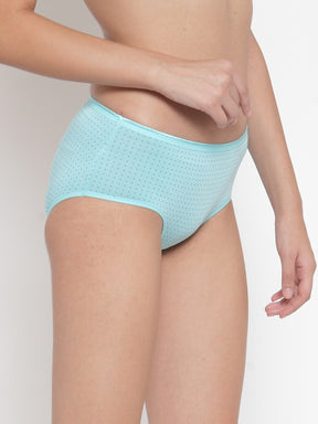 Women Solid Blue Panty
