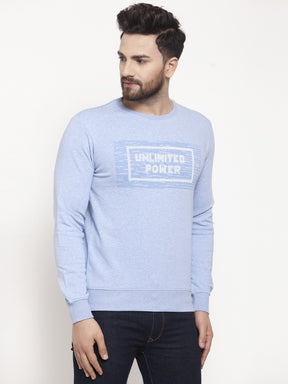 Mens Blue Sweat Shirt