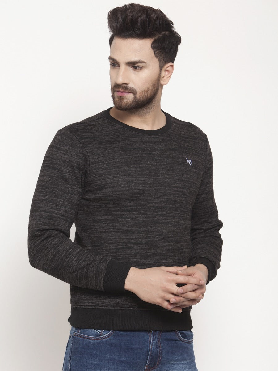 Mens Black Sweat Shirt
