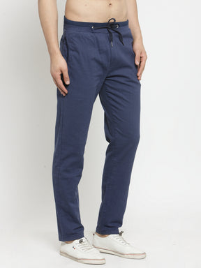Men Blue Regular Fit Lower