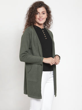Solid Open Front Shrug