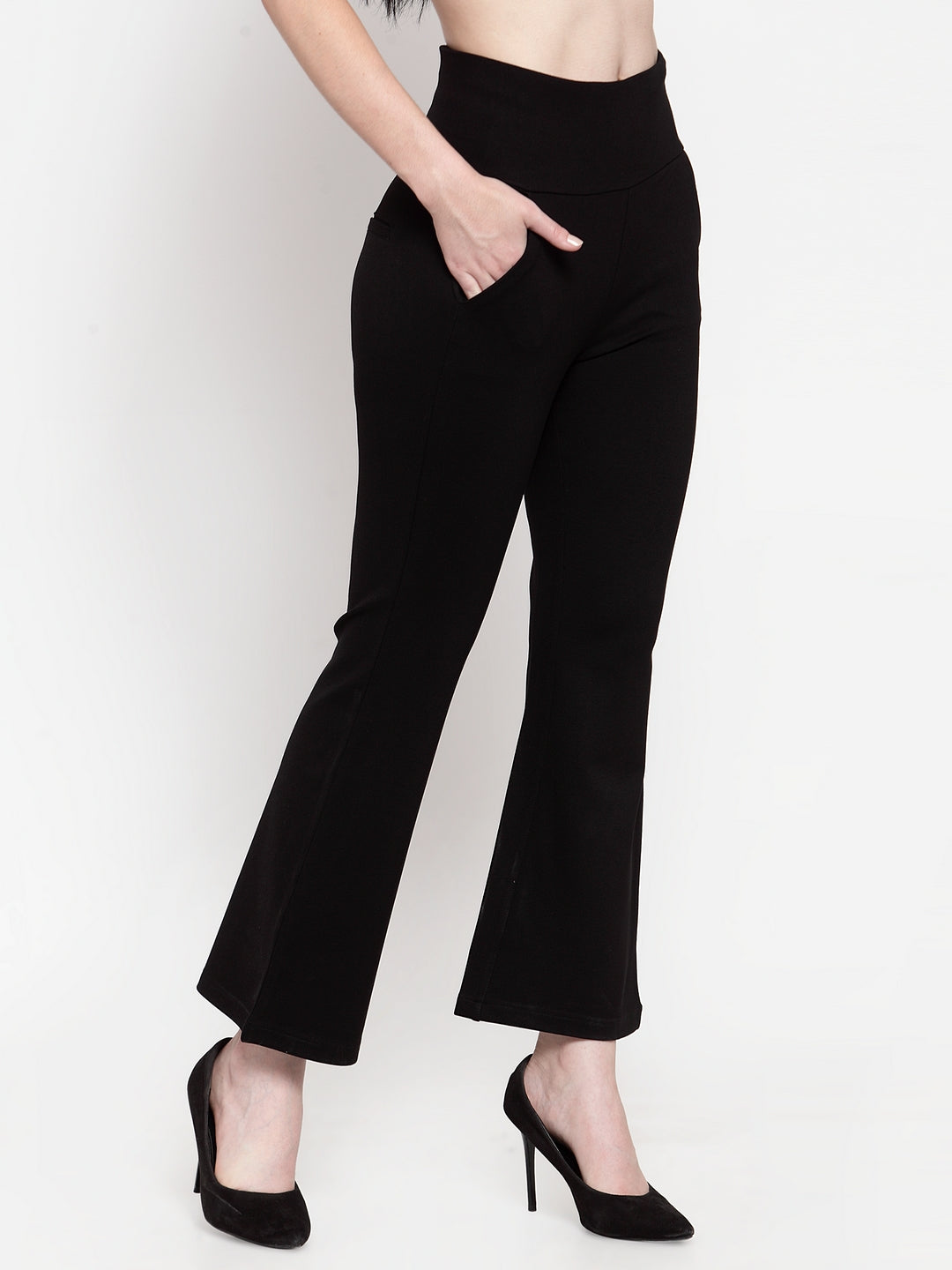 Black Solid Jegging - Global Republic