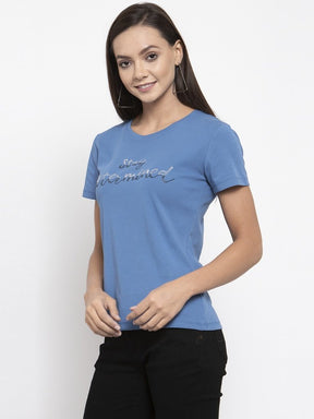 Ladies alpha Printed Combo Of 2 T-Shirts