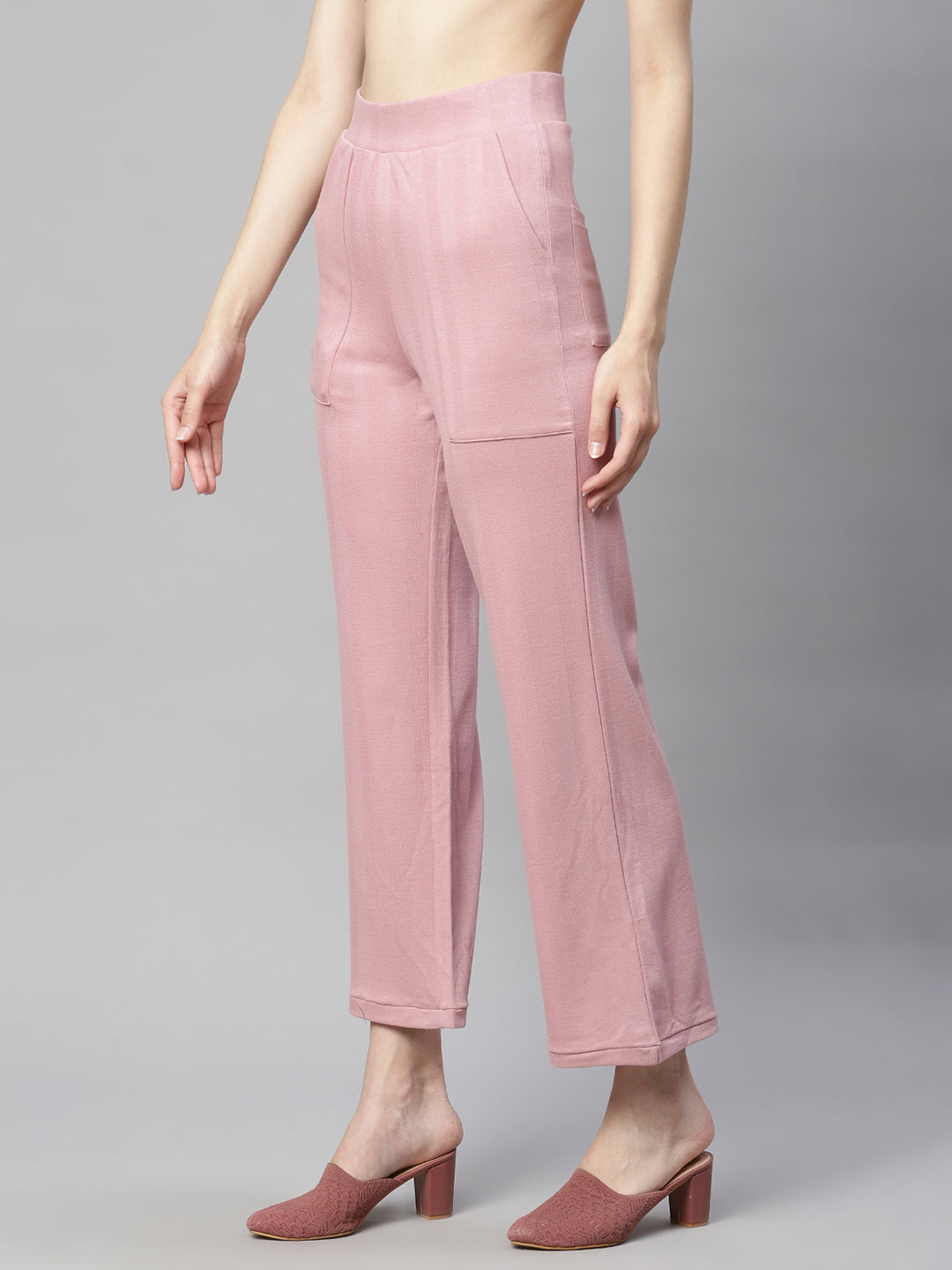 Women Dust Pink Semi- Formal Lower - Global Republic