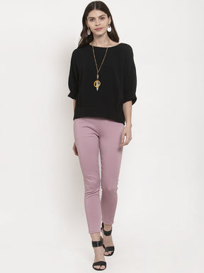 Ladies beige blackish top