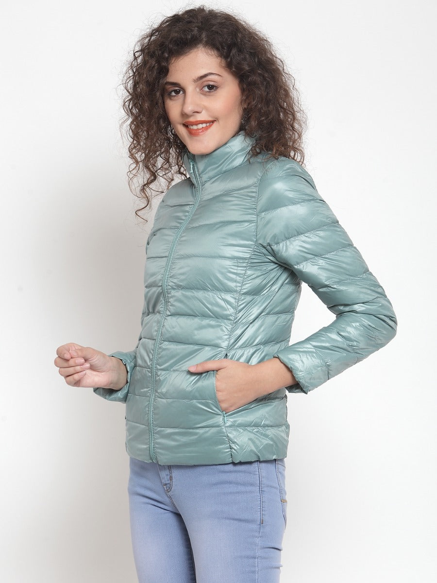 Women Teal Jackets