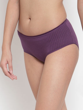 Women Solid Purple Panty