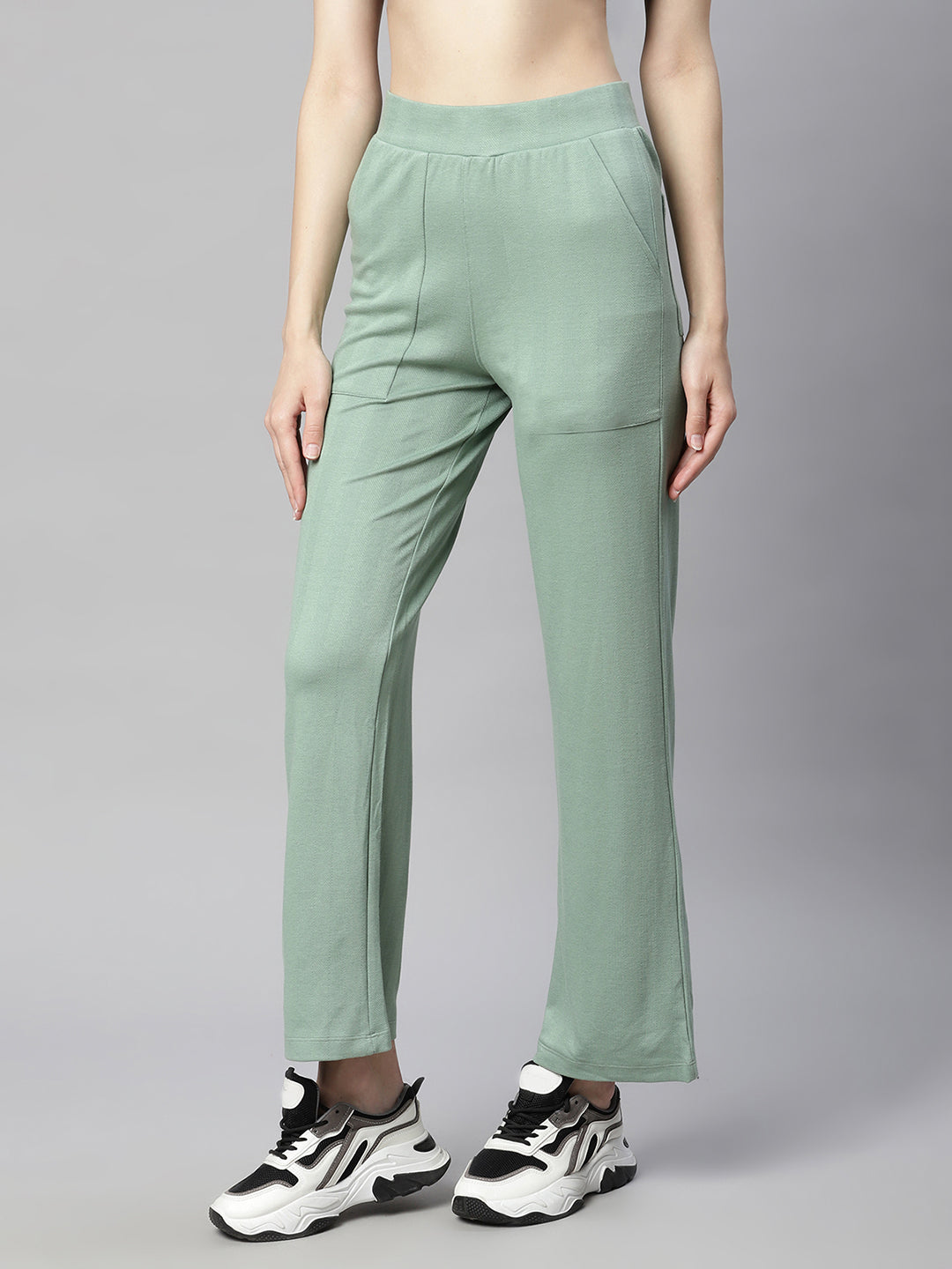 Women Pastel Green Semi Formal Lower - Global Republic