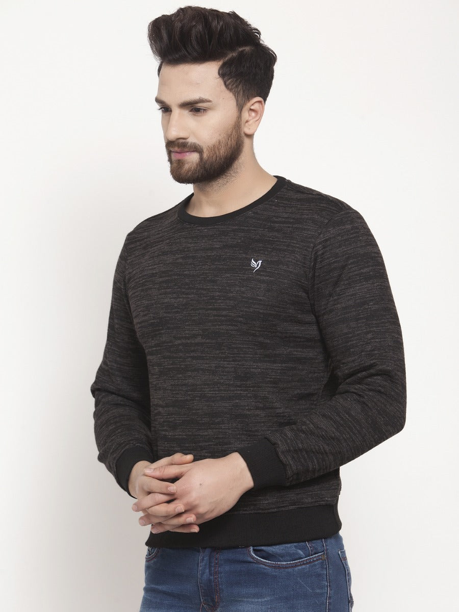 Mens Black Sweat Shirt