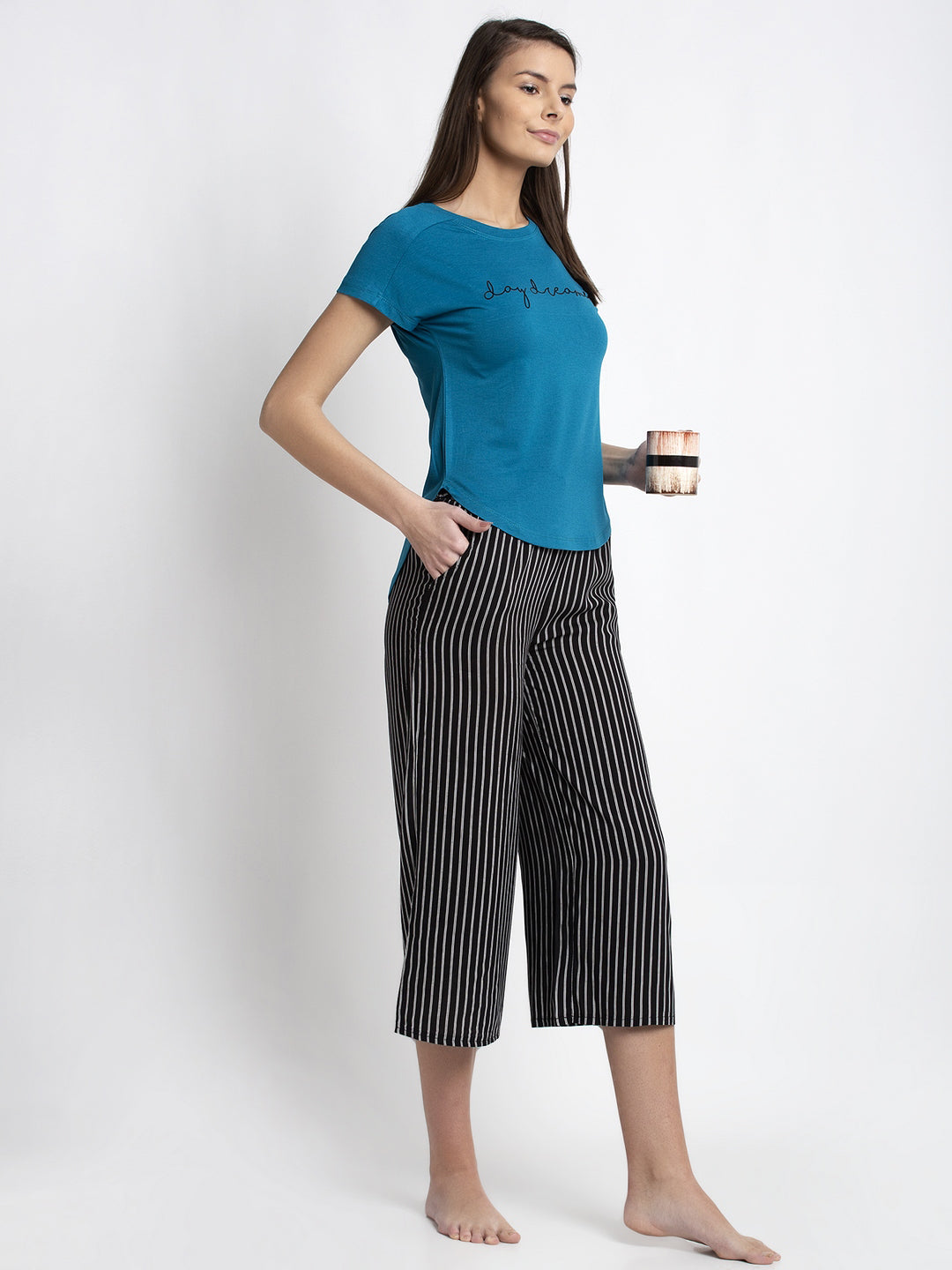 Women Alpha Printed Solid T-Shirt