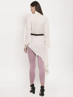 Ladies high sugarcane waist down top