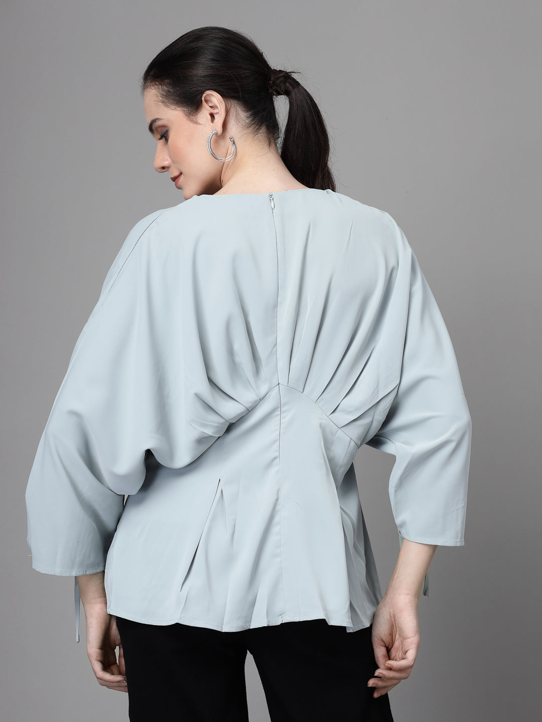 Blue  Loose Fit Top - Global Republic