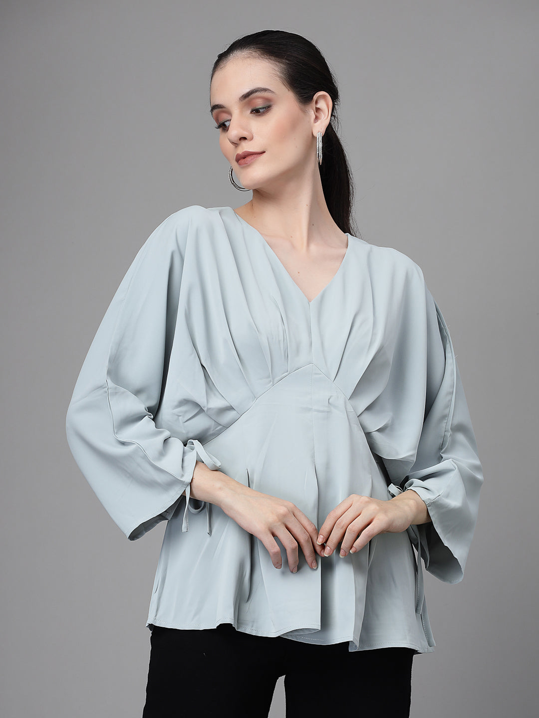 Blue  Loose Fit Top - Global Republic