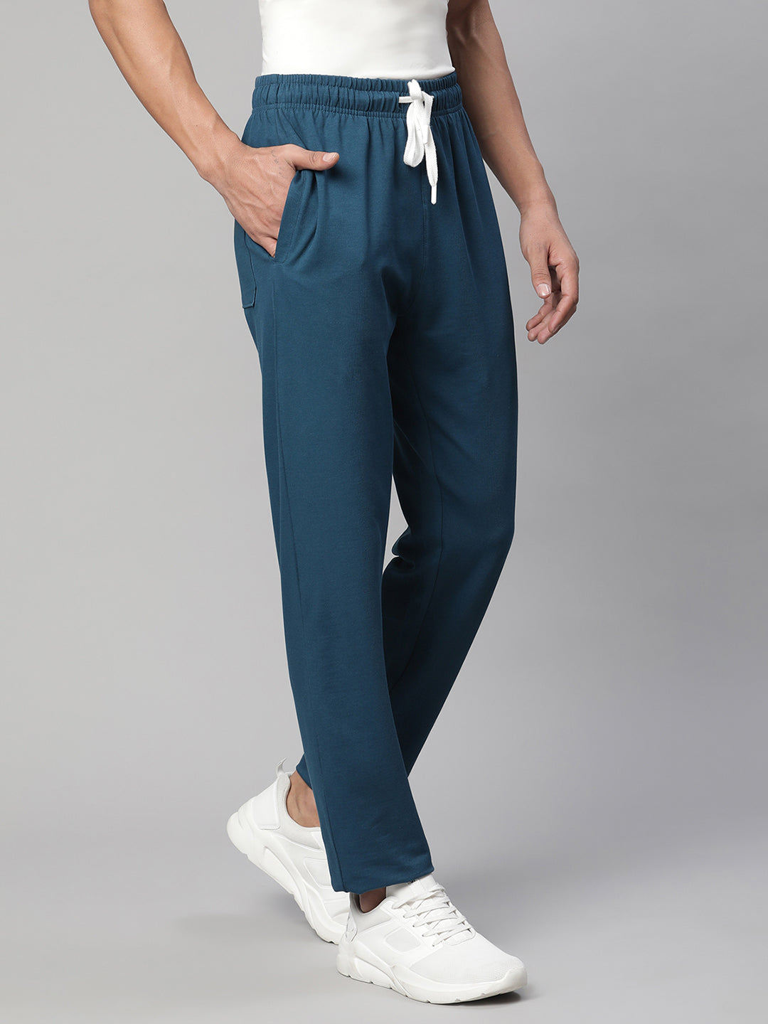 Men Teal Blue Sports Hosiery Lower