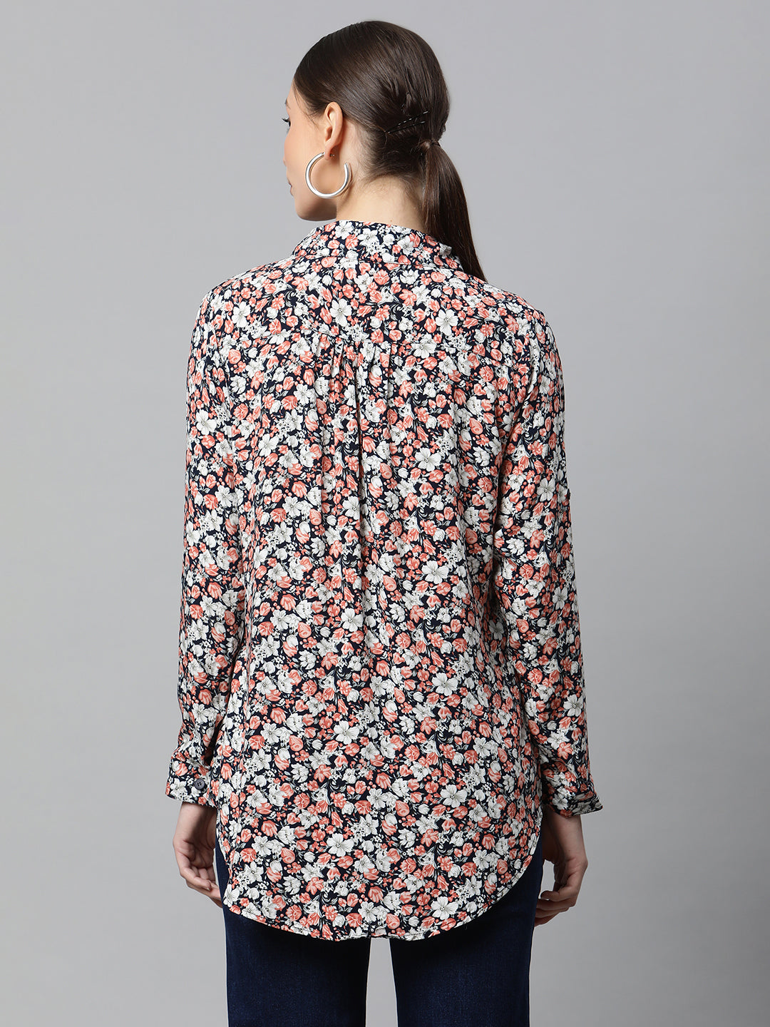 Women Regular Fit Printed Shirt - Global Republic