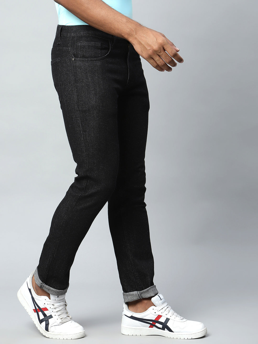 Men Black Casual Jeans
