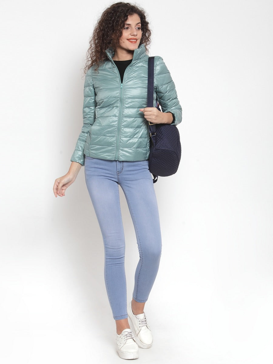 Women Teal Jackets
