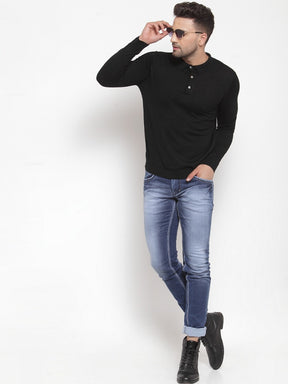 Mens Black Pullover