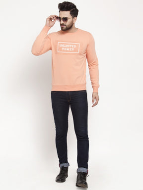 Mens Orange Sweat Shirt