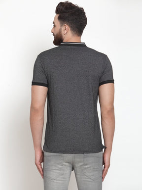 Mens Plain Navy And Olive Combo Of 2 T-Shirts