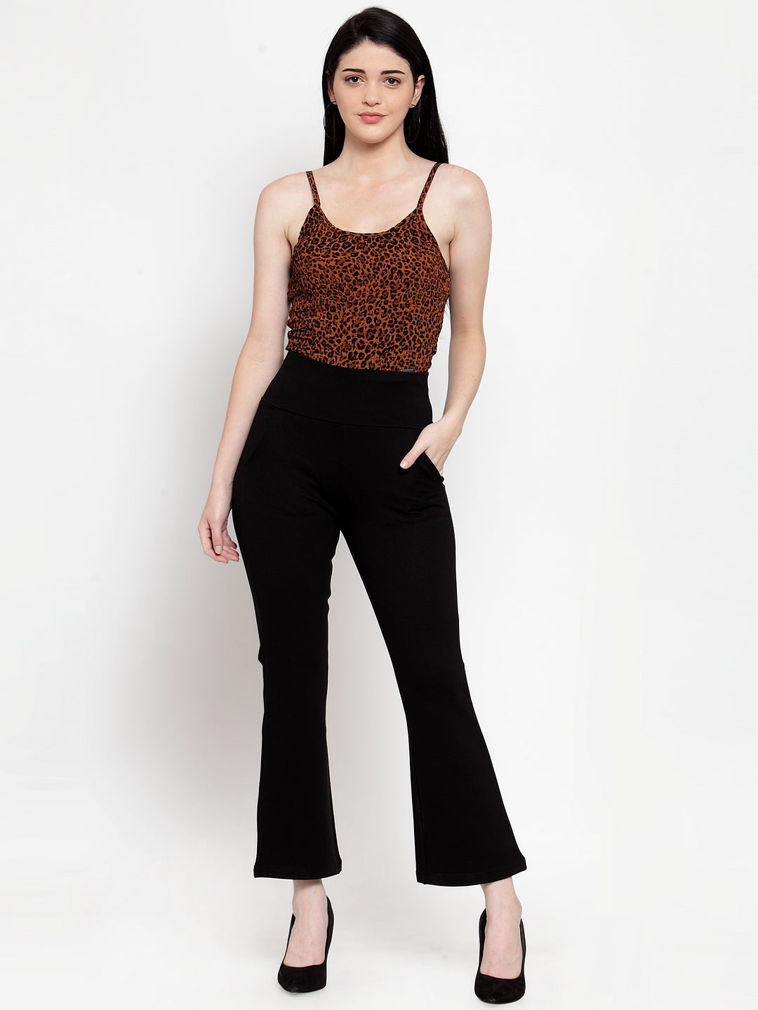 Black Solid Jegging - Global Republic