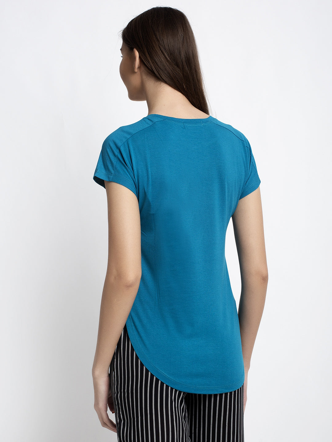 Women Alpha Printed Solid T-Shirt