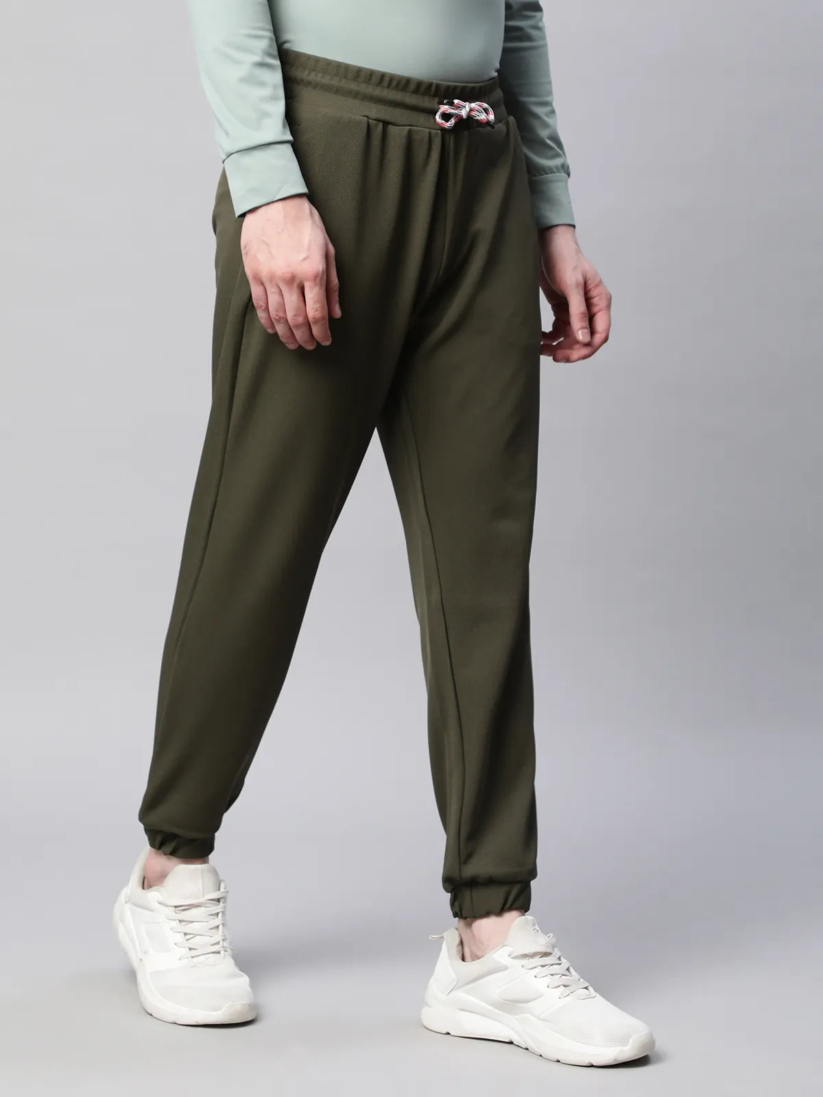Mens Olive Solid  Lower - Global Republic