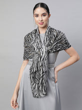 Women Grey  Printed Stole