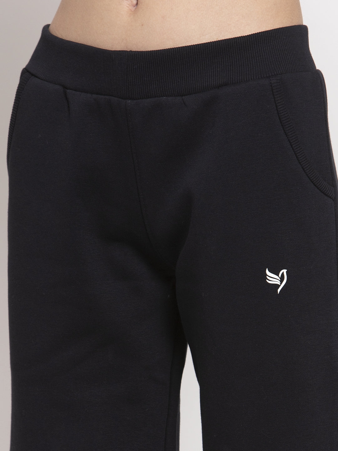 Navy Blue Straight Fit Fleece Lower