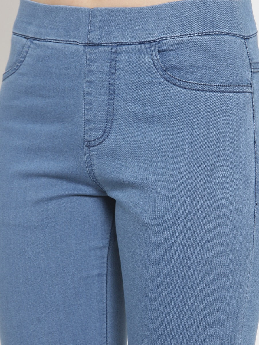 Women Blue Jegging