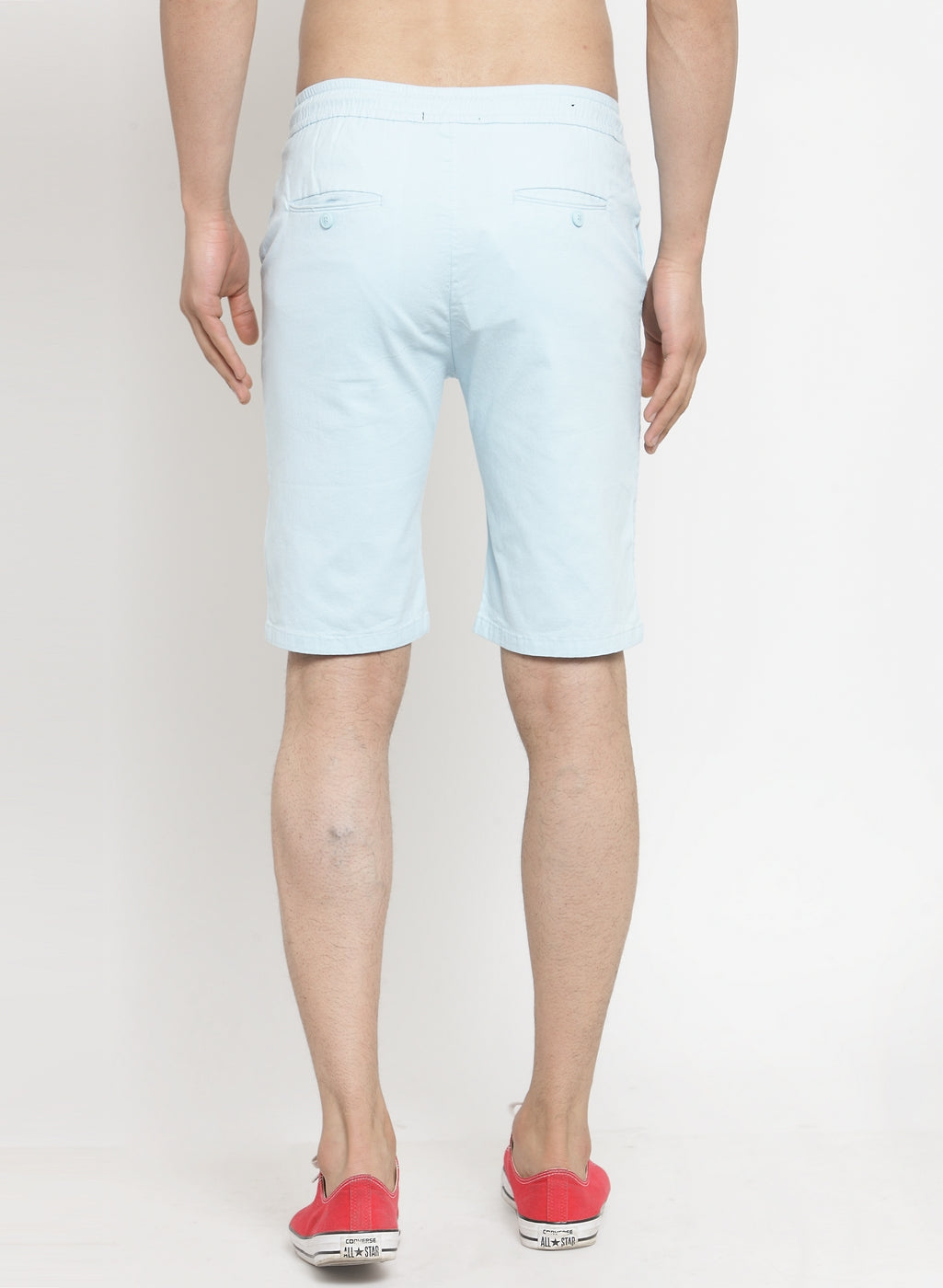 Men Black Solid Regular Fit Regular Shorts