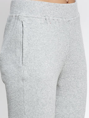 Women Grey Solid Jegging