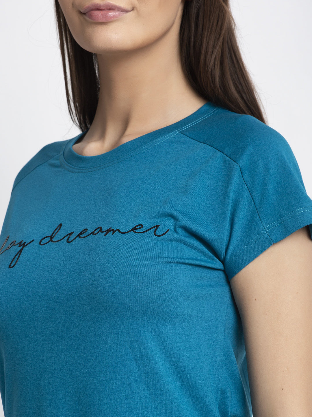 Women Alpha Printed Solid T-Shirt