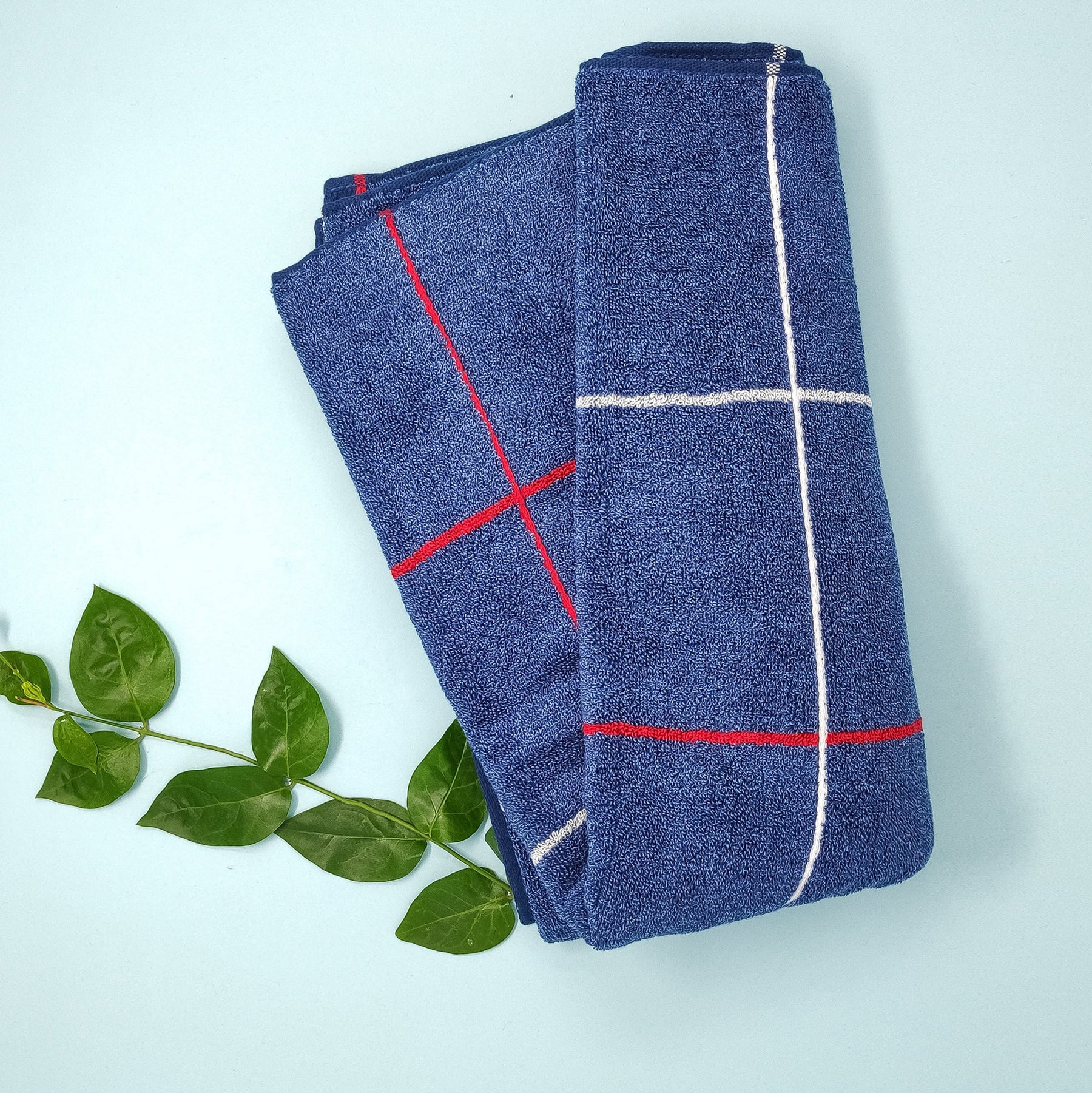 Blue Highly Absorbent Hand Towel (34x75)