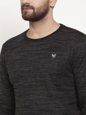 Mens Black Sweat Shirt