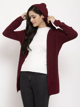 Women Red Solid Shrug
