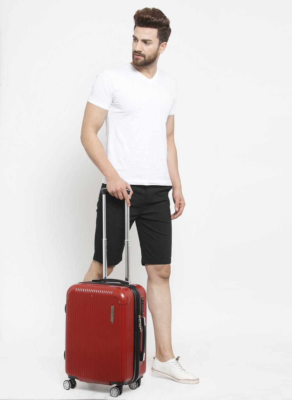Men Black Solid Regular Fit Regular Shorts