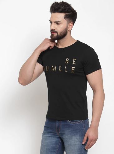 Men Alpha Printed Combo Of 2 T-Shirts