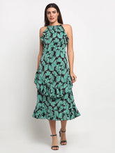 women palum printed halter dress